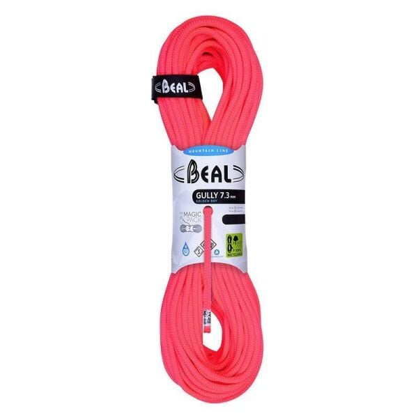 Beal Gully II 7.3 mm x 50 mt Dinamik İp (Goldendr) TURUNCU
