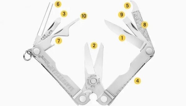 Leatherman Micra Aluminum Fonksiyonel Çakı SİYAH
