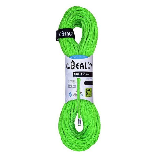 Beal Gully II 7.3 mm x 50 mt Dinamik İp (Goldendr) YEŞİL