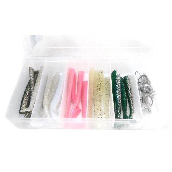 Savage Gear Sandeel Kit (Kutuda 25 Adet) Silikon Yem