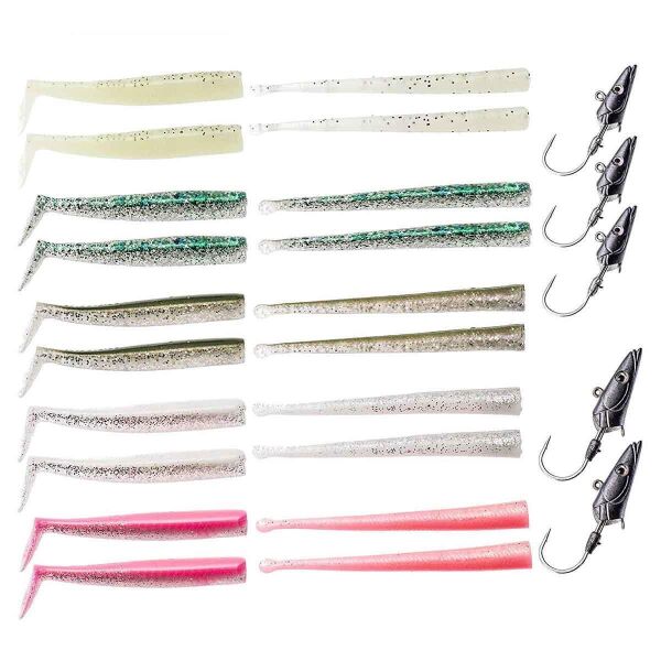 Savage Gear Sandeel Kit (Kutuda 25 Adet) Silikon Yem