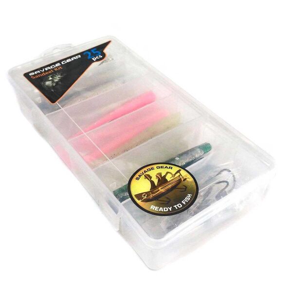 Savage Gear Sandeel Kit (Kutuda 25 Adet) Silikon Yem
