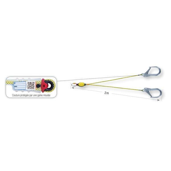 Beal Longe Dynapro Air V Hook XL 200 cm Lanyard