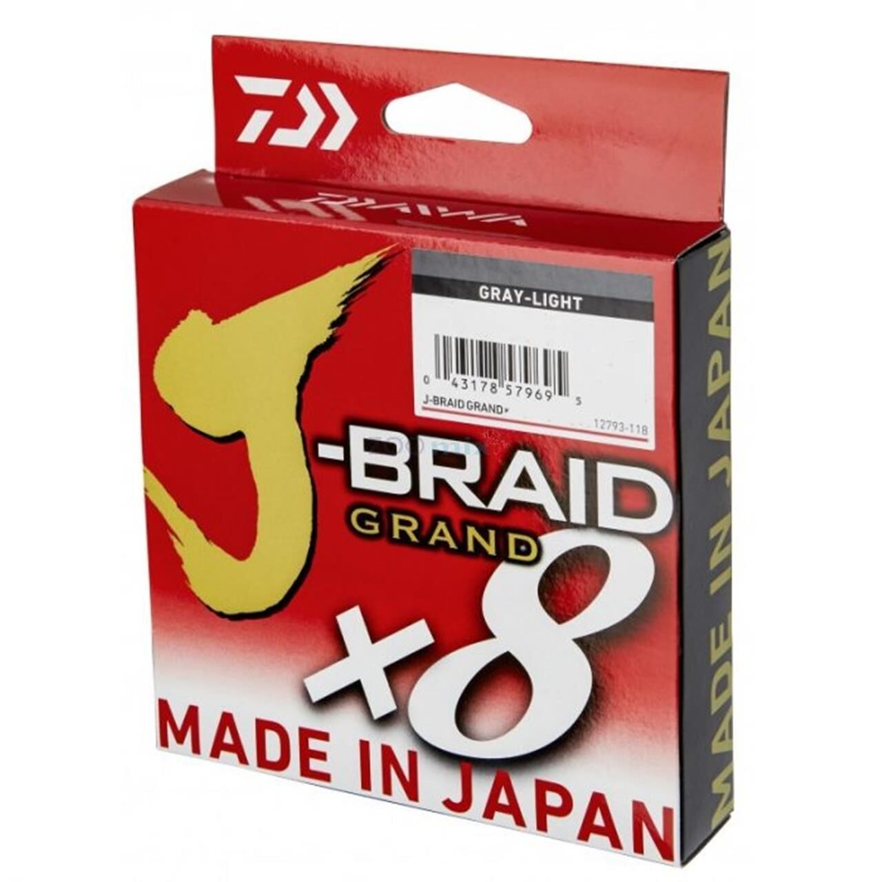 Daiwa J-Braid Grand x8 Gray-Light İp Olta Misinası 135 mt Gray/Light - 0,13 mm