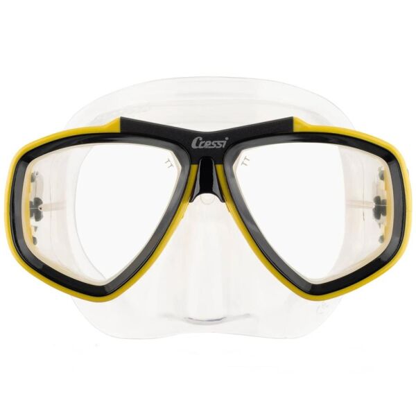 Cressi Focus Dalış Maskesi CLEAR-YELLOW