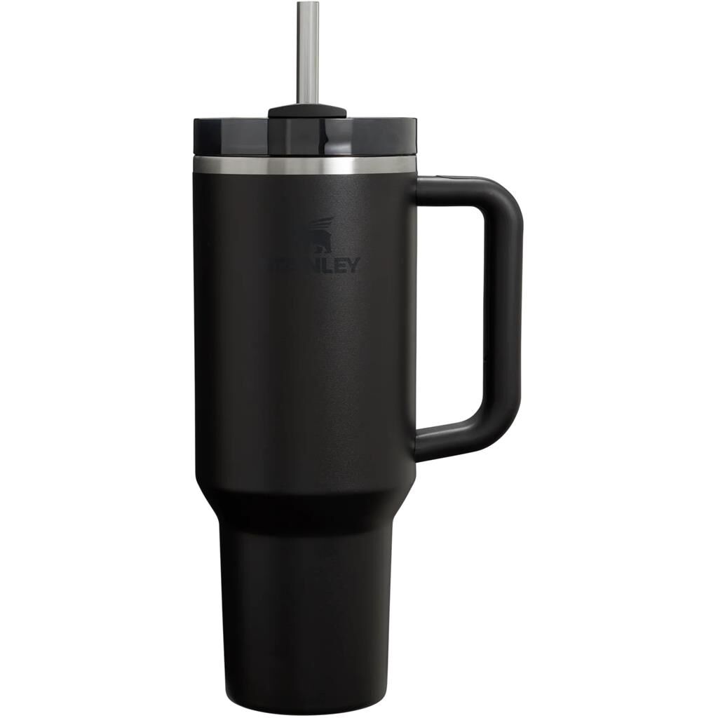 Stanley Quencher H2.O FlowState Tumbler Pipetli Termos Bardak 1.18 Lt Black 2.0