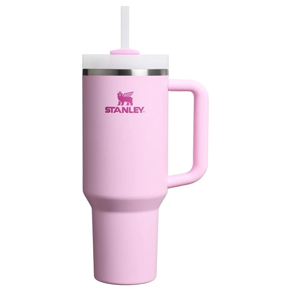 Stanley Quencher H2.O FlowState Tumbler Pipetli Termos Bardak 1.18 Lt Cherry Blossom