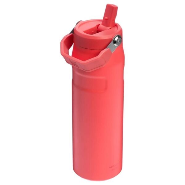Stanley The IceFlow Flip Straw Lid 2.0 Pipetli Termos 0,70 Lt Hot Coral