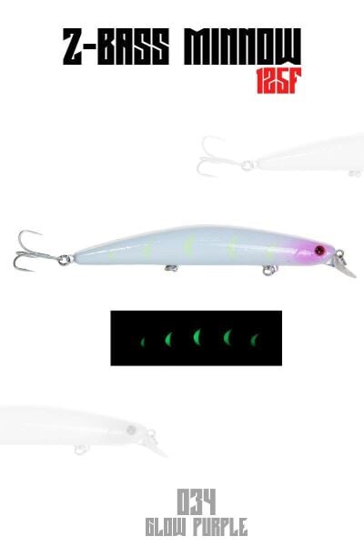 Fujin Z-Bass Minnow 125F 12.5 cm 21 gr Maket Balık 034