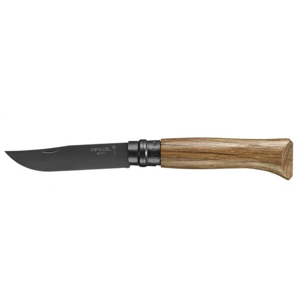 Opinel Inox No 8 Black Edition Meşe Saplı Paslanmaz Çakı (Siyah)