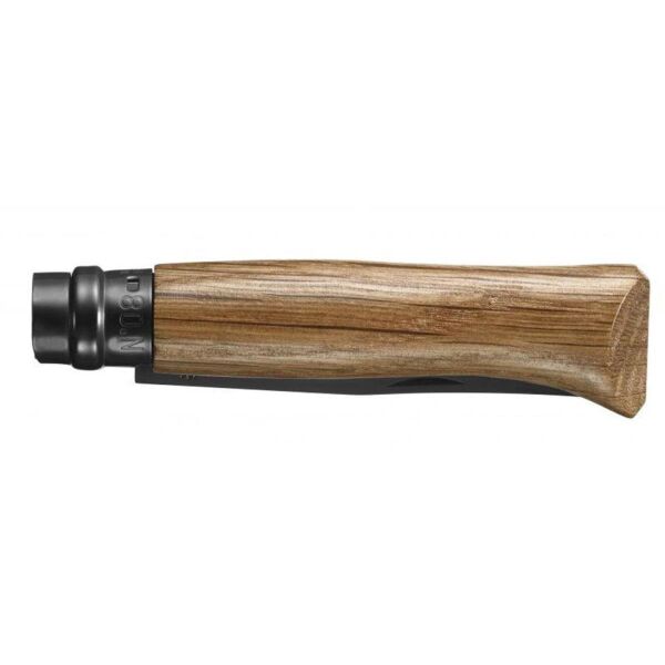 Opinel Inox No 8 Black Edition Meşe Saplı Paslanmaz Çakı (Siyah)