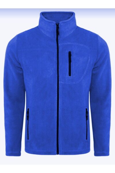 North Trace Winter Pass Tam Fermuarlı Erkek Polar MAVİ - 2XL