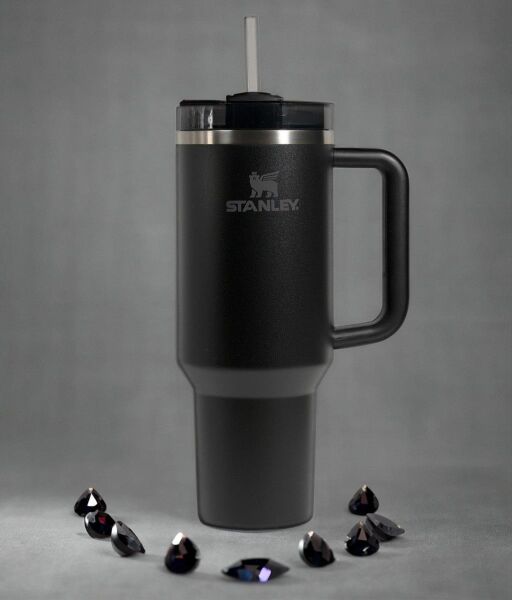 Stanley Quencher H2.O FlowState Tumbler Pipetli Termos Bardak 1.18 Lt Black 3.0