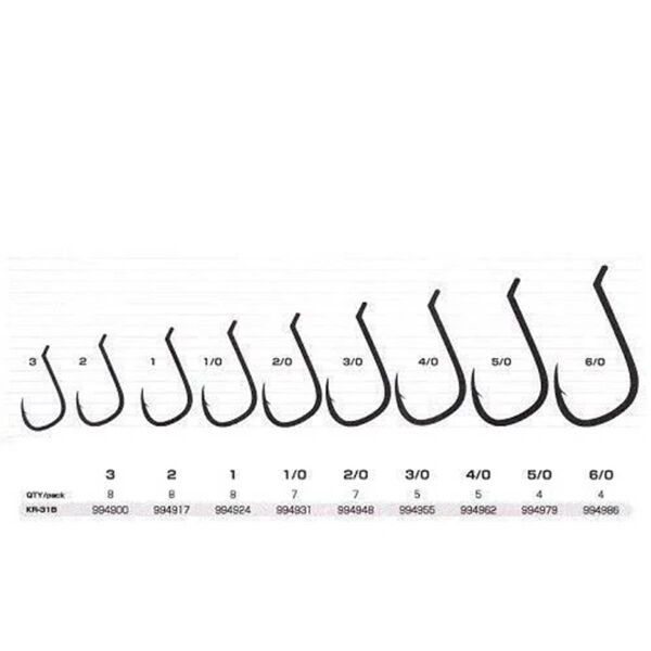 Decoy KR-31B Octopus Black Nickel Olta İğnesi