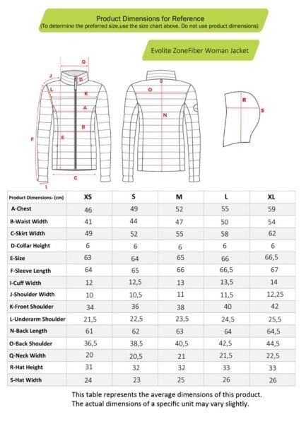 Evolite ZoneFiber Bayan Mont [Siyah] XL