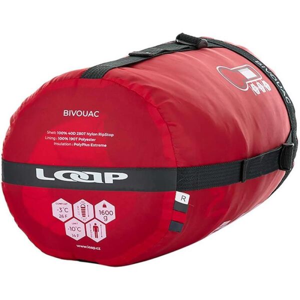Loap Bivouac -10°C Uyku Tulumu KIRMIZI