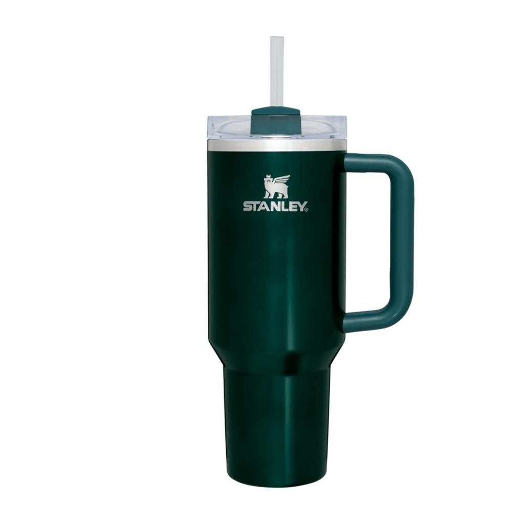 Stanley Quencher H2.O FlowState Tumbler Pipetli Termos Bardak 1.18 Lt EverGreen Glow