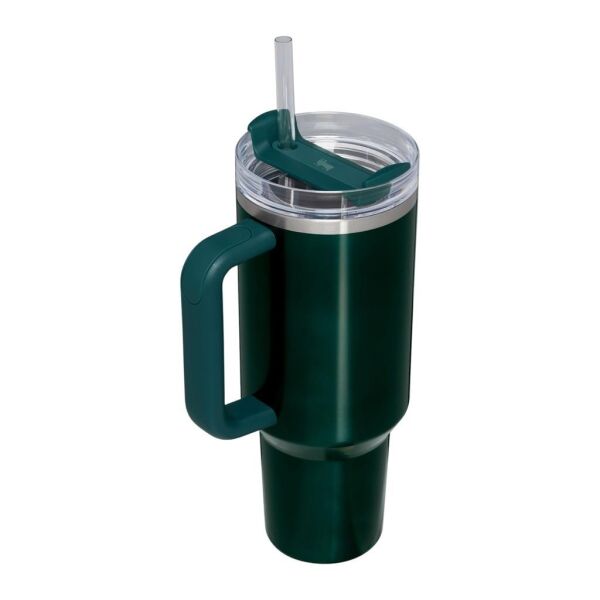 Stanley Quencher H2.O FlowState Tumbler Pipetli Termos Bardak 1.18 Lt EverGreen Glow