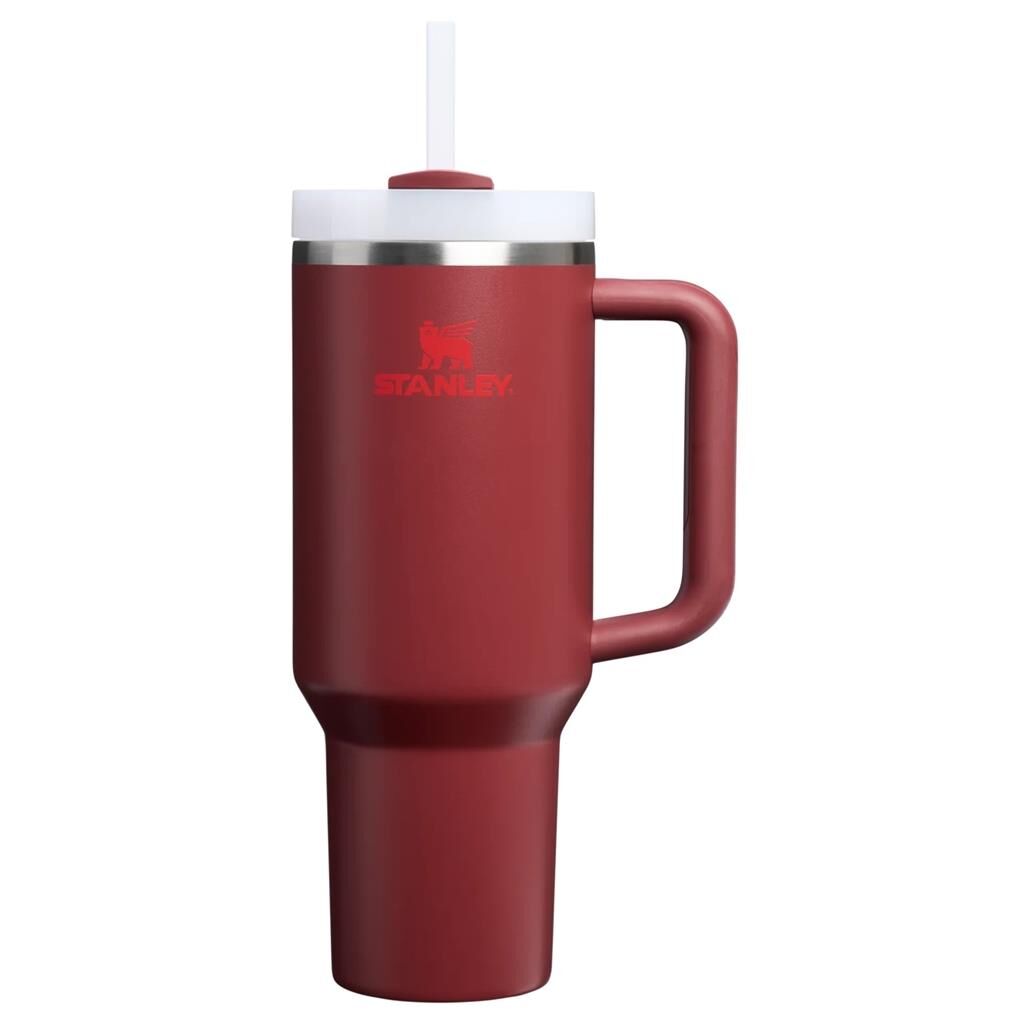 Stanley Quencher H2.O FlowState Tumbler Pipetli Termos Bardak 1.18 Lt Cranberry