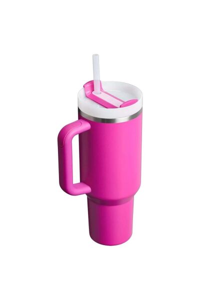 Stanley Quencher H2.O FlowState Tumbler Pipetli Termos Bardak 1.18 Lt Violet Blossom