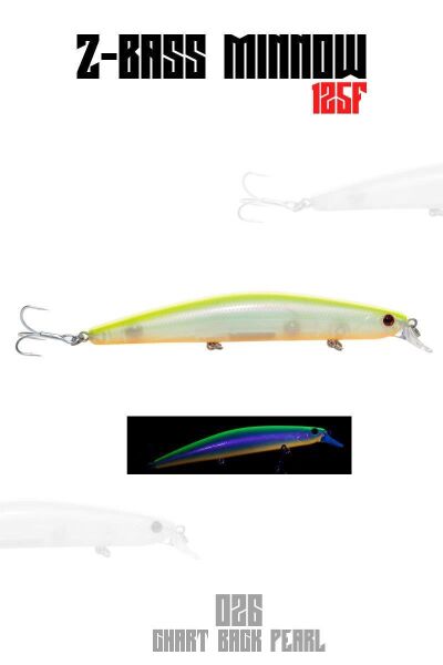 Fujin Z-Bass Minnow 125F 12.5 cm 21 gr Maket Balık 026