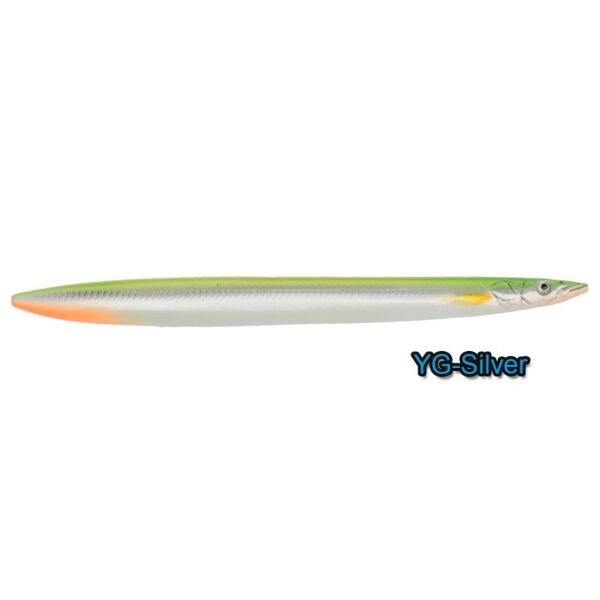 Savage Gear B-SG Line Thru Sandeel 150mm 27Gr Suni Yem YG Silver