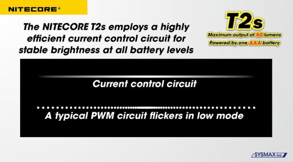 Nitecore T2S 50 Lümen El Feneri (1xAAA)