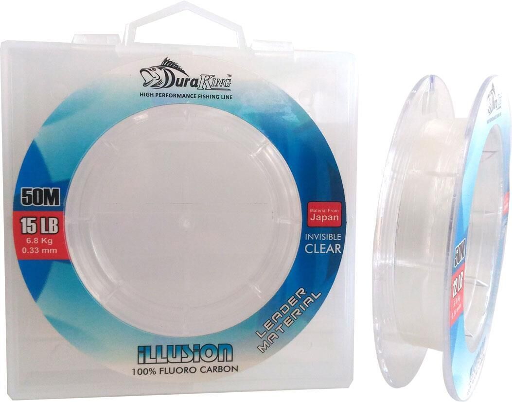 DuraKing Illusion 100% Fluoro Carbon Olta Misinası 50Mt 0,33 MM