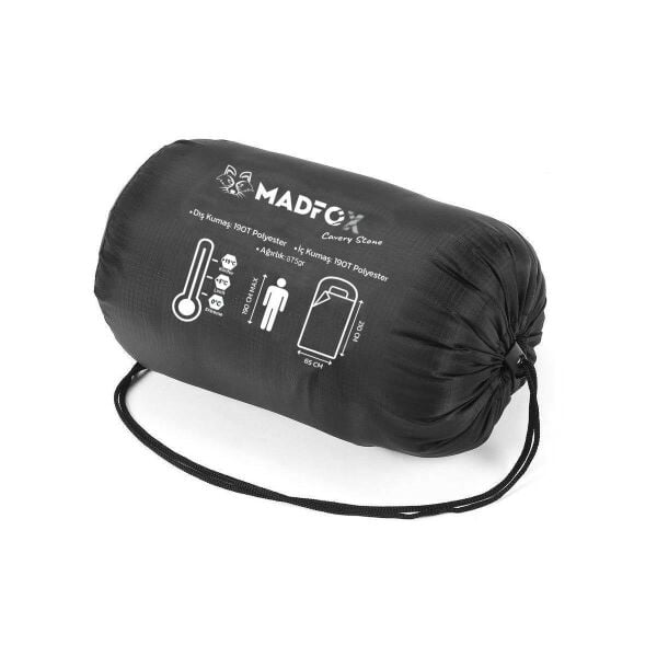 Madfox Cavery Stone Uyku Tulumu 0°C Antrasit