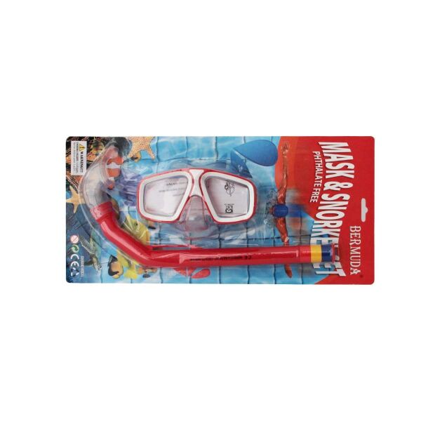 Bermuda Phthalate Free Maske Şnorkel Set MAVİ