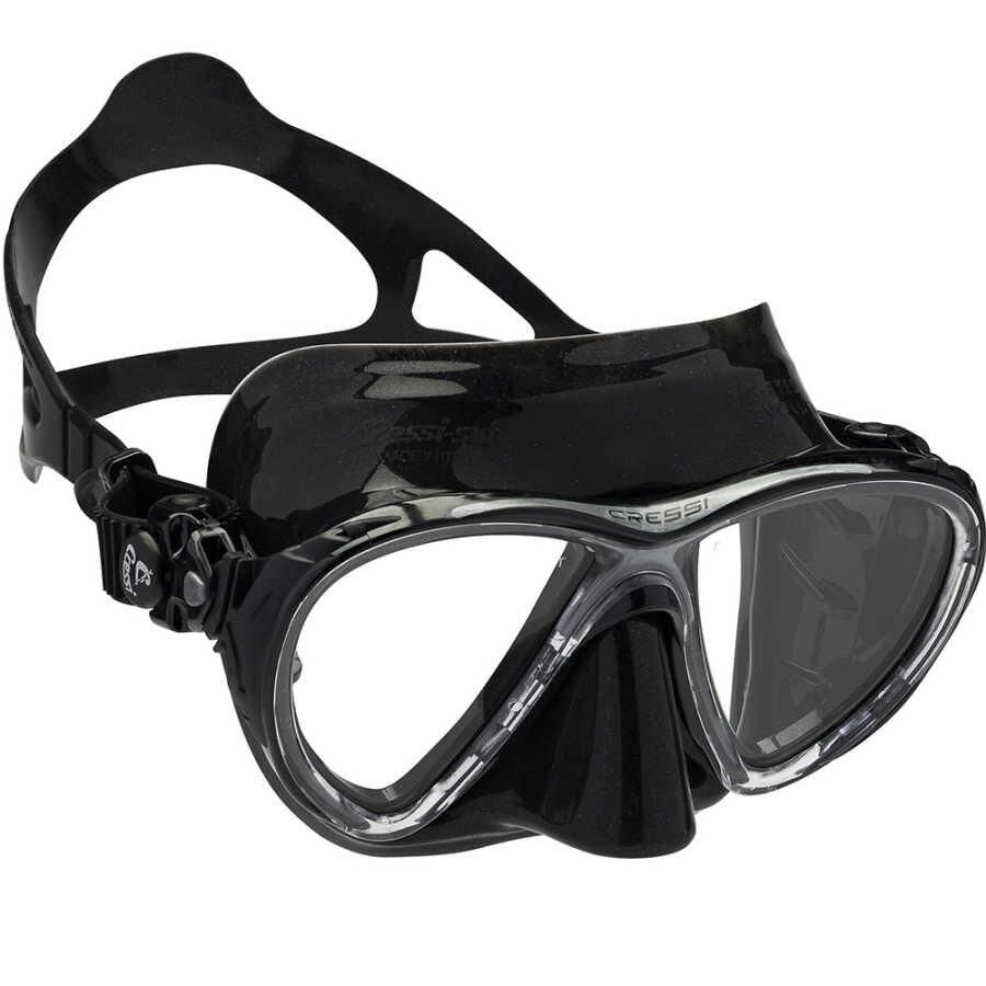 Cressi Big Eyes Evolution Dalış Maskesi BLACK-BLACK