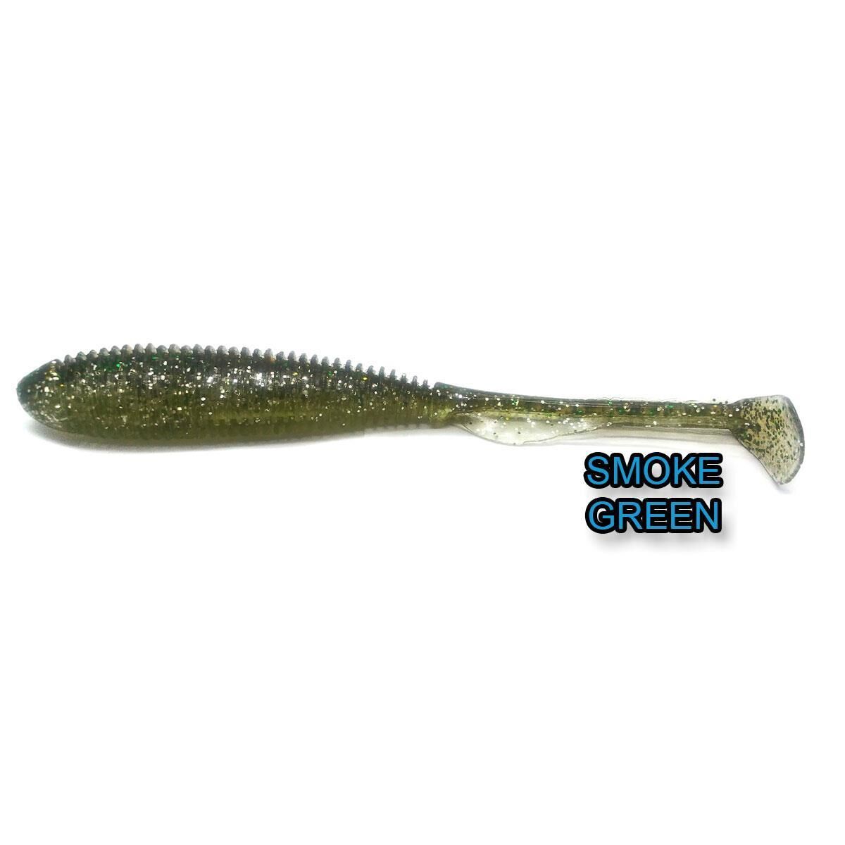 Rapture Soul Shad 11.5Cm Silikon Yem SMOKE GREEN