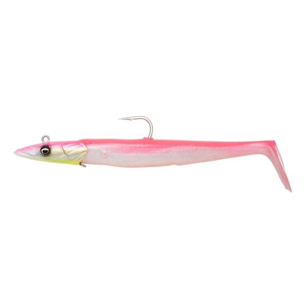 Savage Gear Sandeel V2 12cm 22gr 2+1 Silikon Yem Pink Pearl Silver