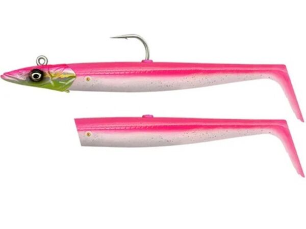 Savage Gear Sandeel V2 12cm 22gr 2+1 Silikon Yem Pink Pearl Silver