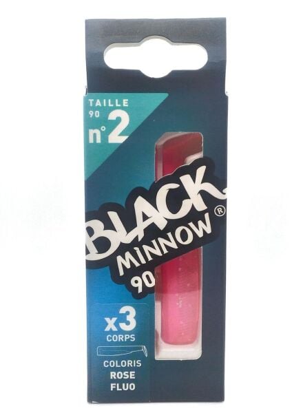 Fiiish Black Minnow BM90\2 BM637 3X-Gövde Silikon Yem-Rose Fluo
