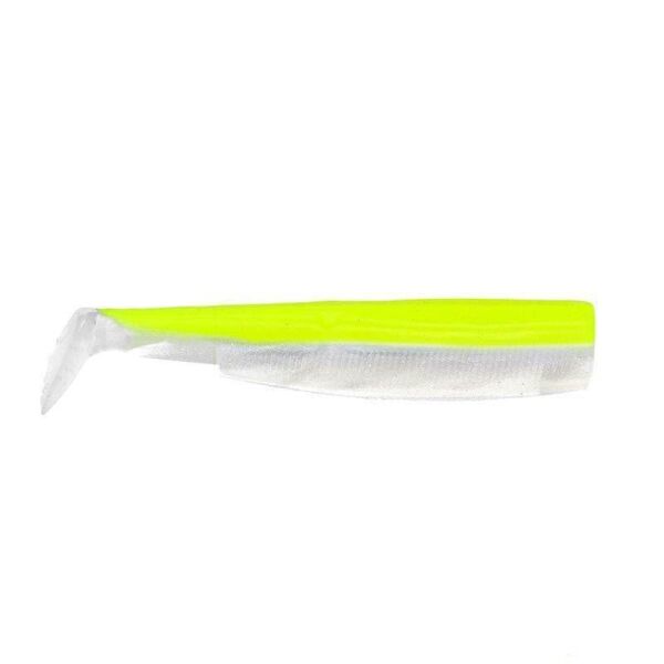 Fiiish Black Minnow BM90\2 BM534 3X-Gövde Silikon Yem-Jaune F. Blanc