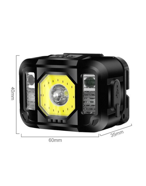 Black Watton Powerled + SMD Parlak Led + Sinyal Led Kafa Feneri