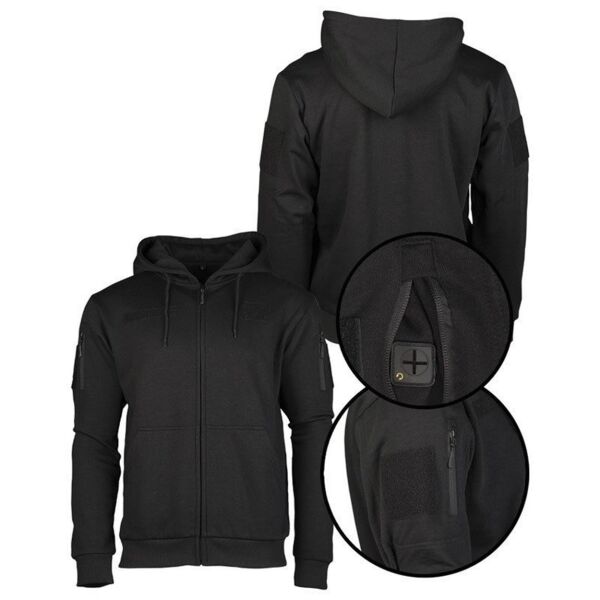 Sturm Tactical Hoodie Polar Siyah