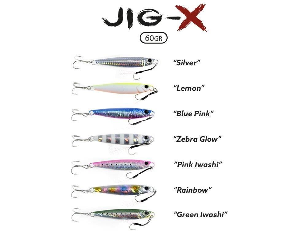 Fujin Jig-X 60 gr Shore Jigging - Jig Yem
