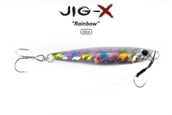 Fujin Jig-X 60 gr Shore Jigging - Jig Yem BLUE PİNK