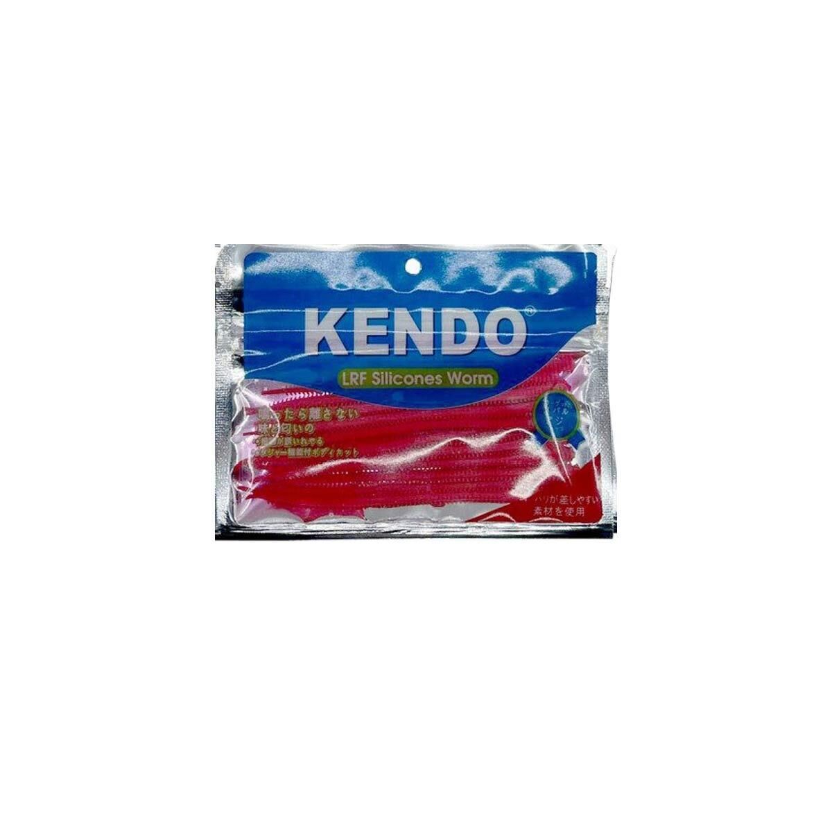 Kendo 10 cm Lrf Silicones Worm (Kokulu) RED