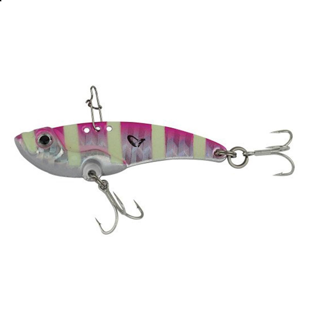 Savage Gear 3D Minnow VİB Blade 4.5Cm 8.5Gr Jig Yem PİNK ZEBRA GLOW