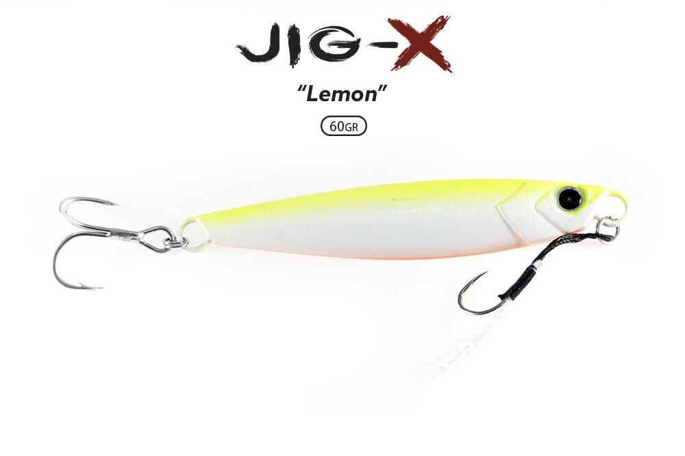 Fujin Jig-X 60 gr Shore Jigging - Jig Yem LEMON