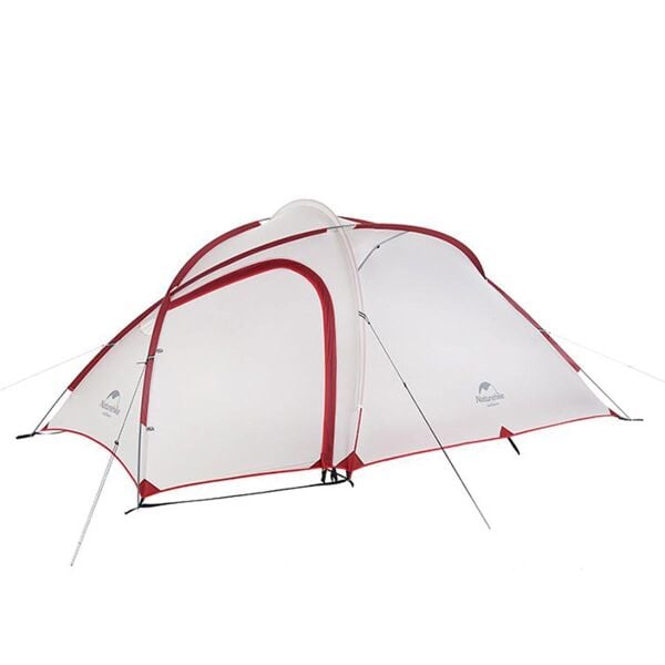Naturehike Hiby Stan Ultralight One Big Bedroom 2-3 Kişilik Kamp Çadırı Gri/Kırmızı