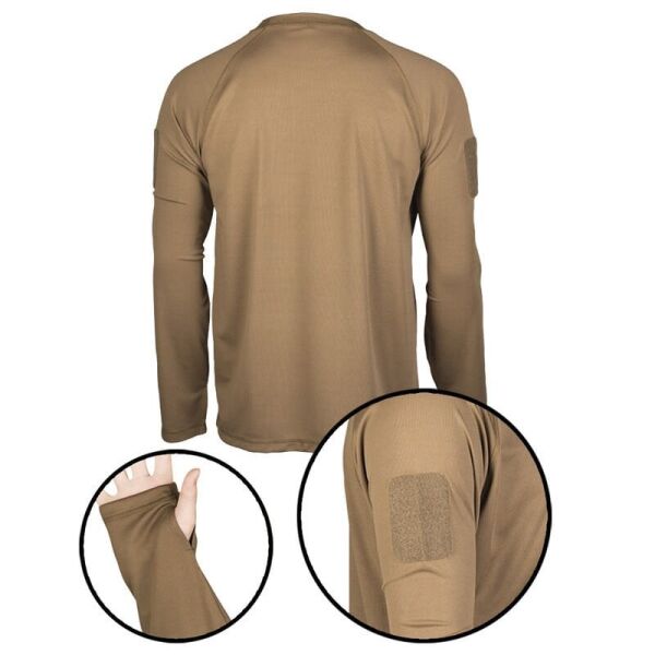 Sturm Tactical Quick Dry D.Coyote Langarm Shirt