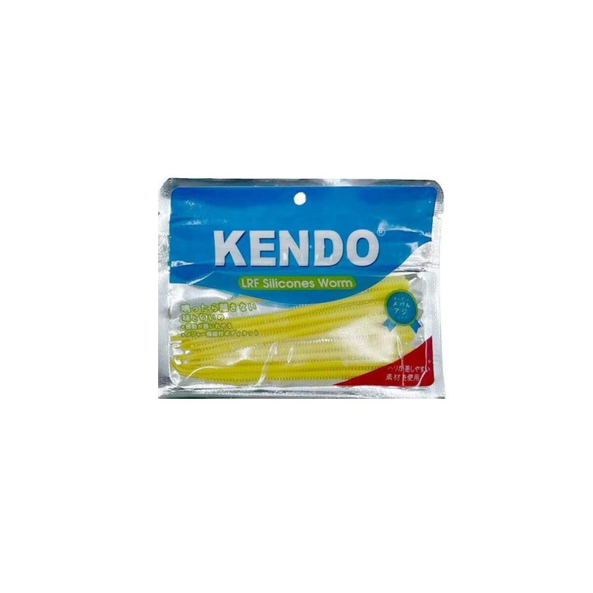 Kendo 10 cm Lrf Silicones Worm (Kokulu) YELLOW