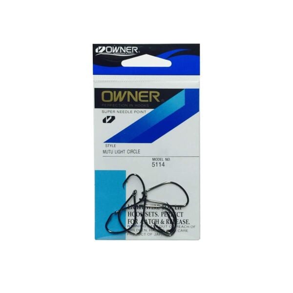 Owner 5114 Mutu Light Circle Black Chrome Olta İğnesi