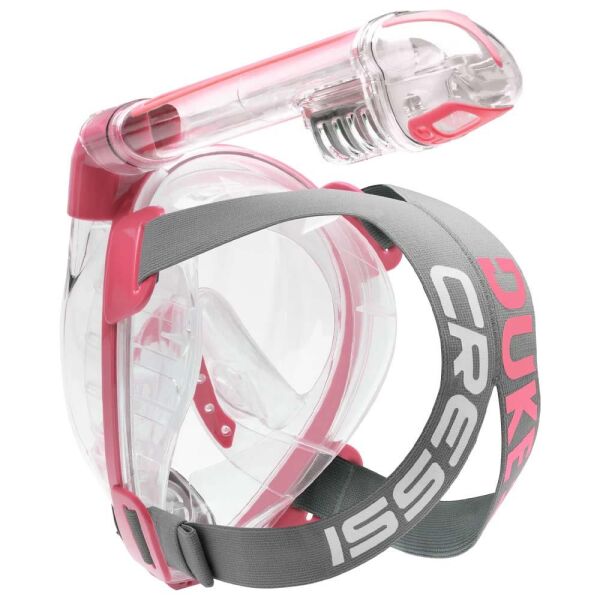 Cressi Duke Tam Yüz Maskesi CLEAR-PINK - M - L