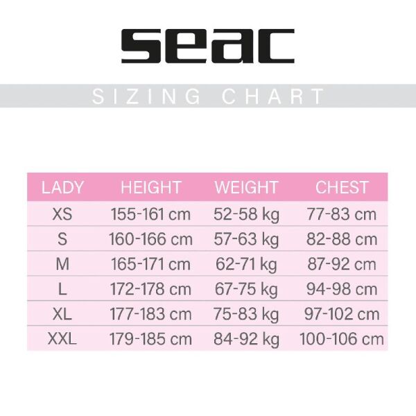 Seac Sub Sense Bayan Dalış Elbisesi ( Shorty ) 2.5 mm