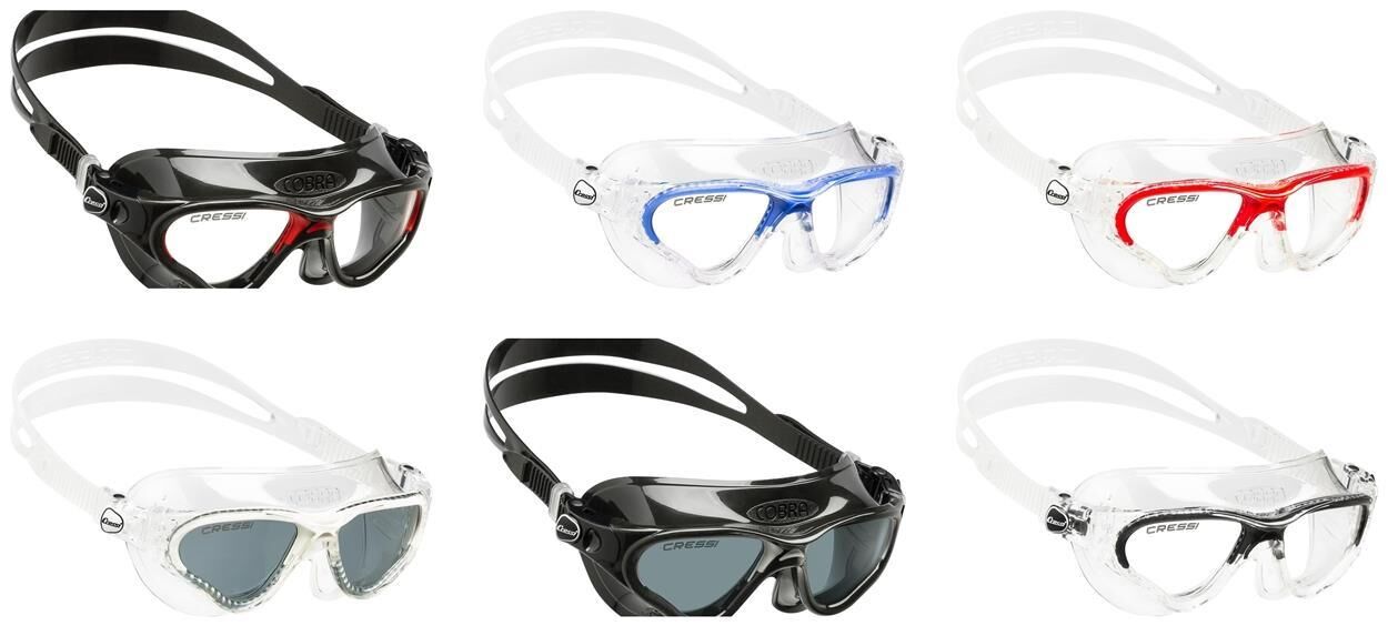 Cressi Cobra Deniz Gözlüğü Beyaz/Siyah